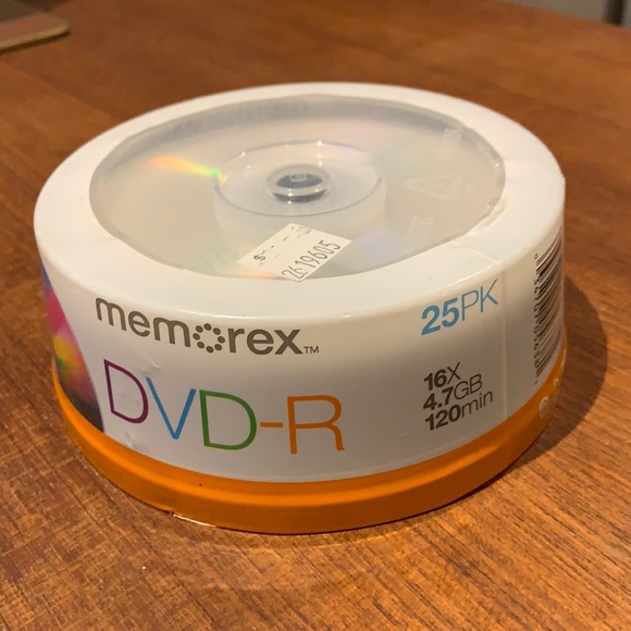 Sealed memorex DVD-R 25pack - Picture 1 of 2